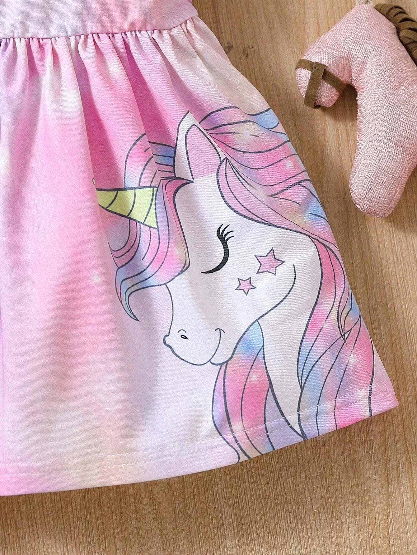 Buy SHEIN Baby Unicorn Print Tie Dye Cami Dress in Pakistan