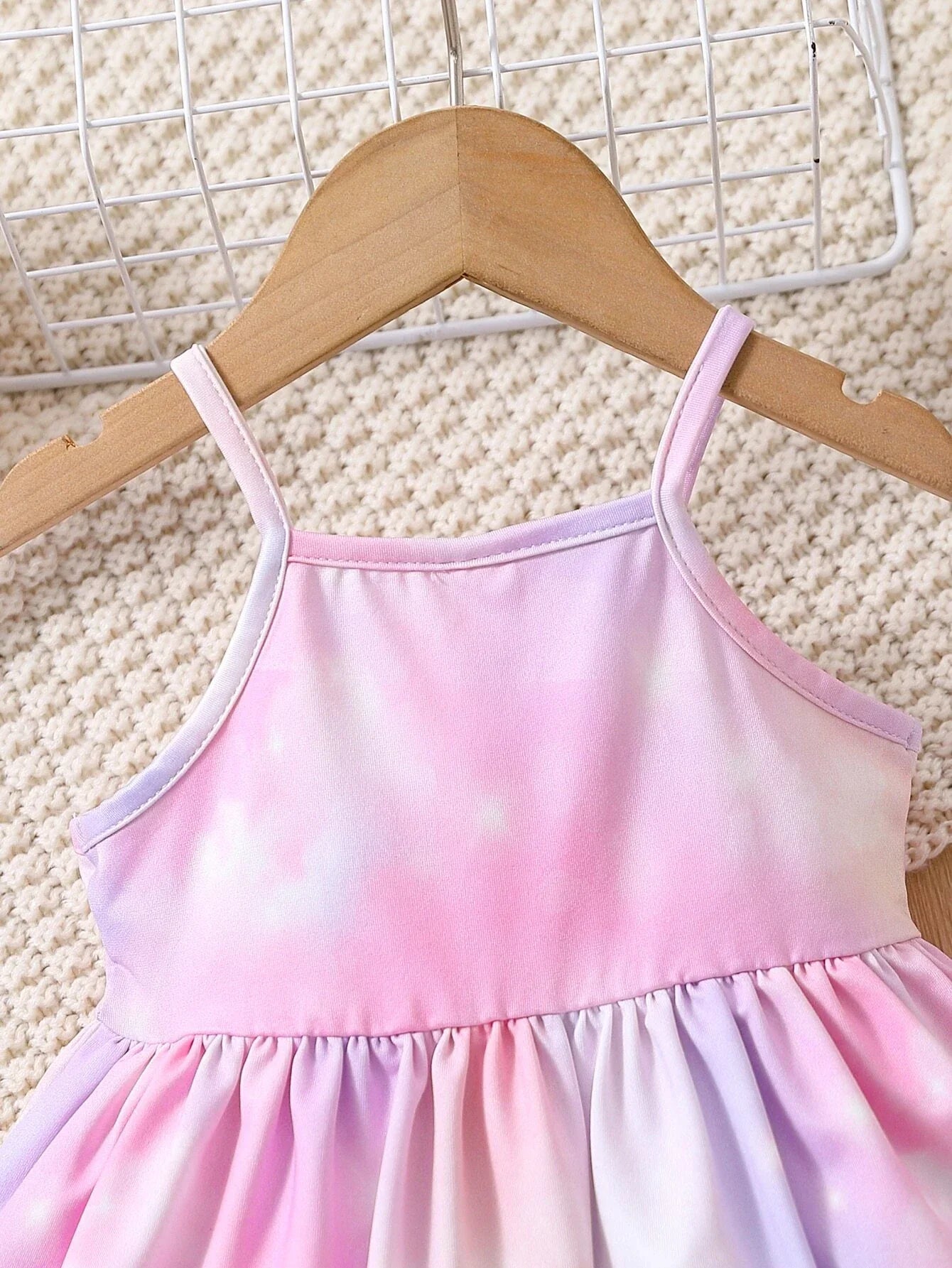 Buy SHEIN Baby Unicorn Print Tie Dye Cami Dress in Pakistan