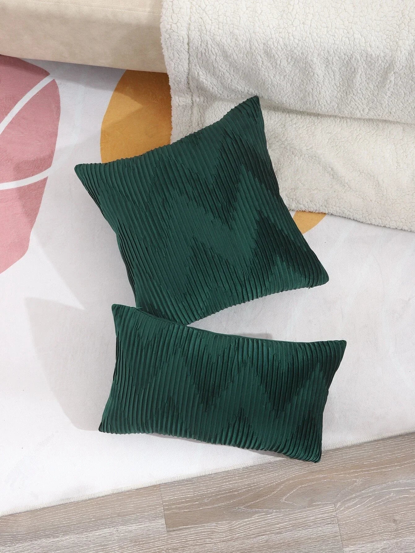 Buy Shein 1pc Solid Cushion Cover Without Filler in Pakistan