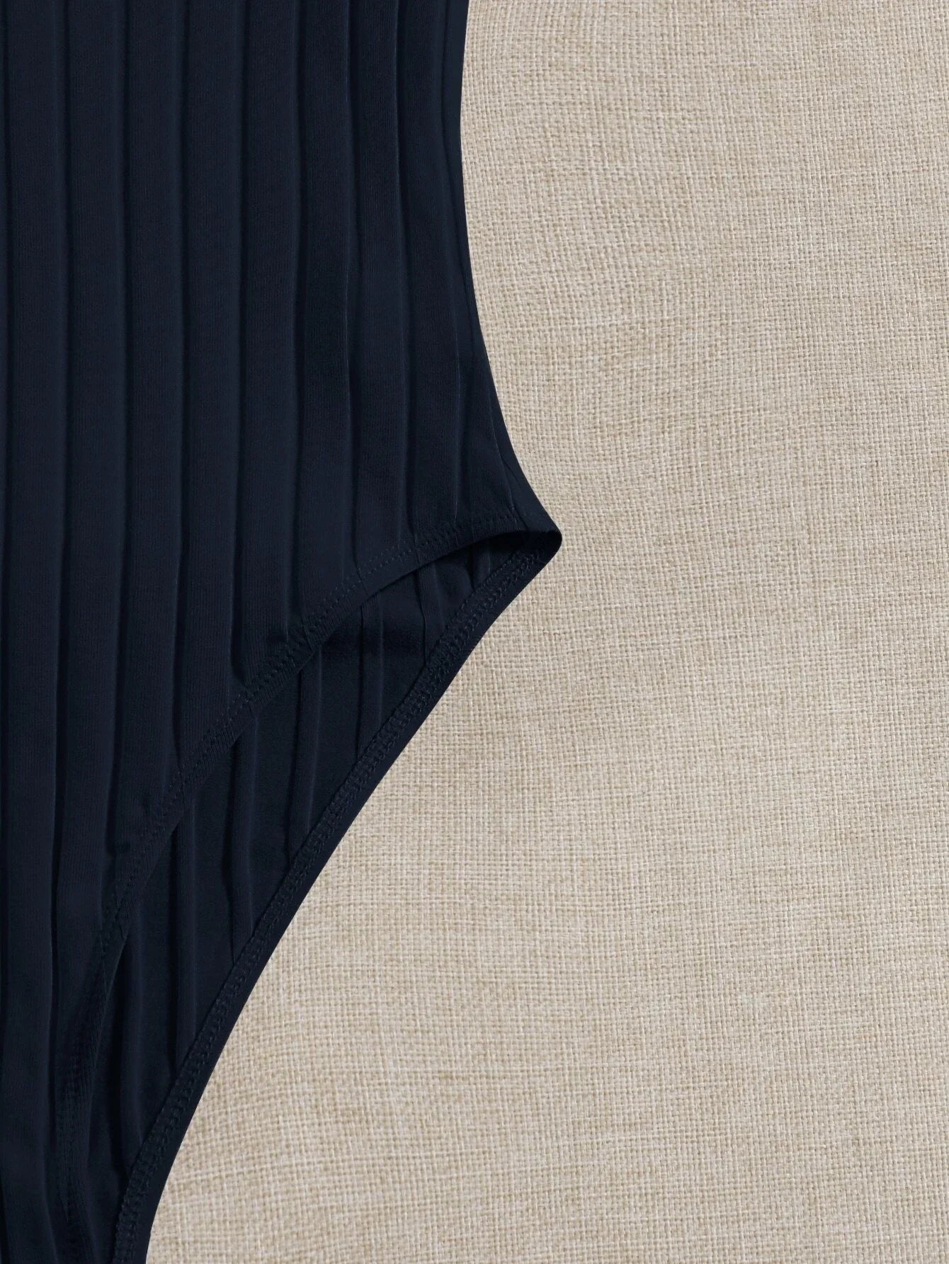 Buy SHEIN Qutie Lettuce Trim Rib Knit Bodysuit in Pakistan