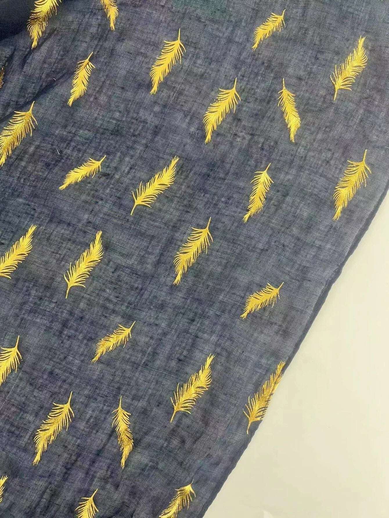 Buy Shein Feather Print Scarf in Pakistan