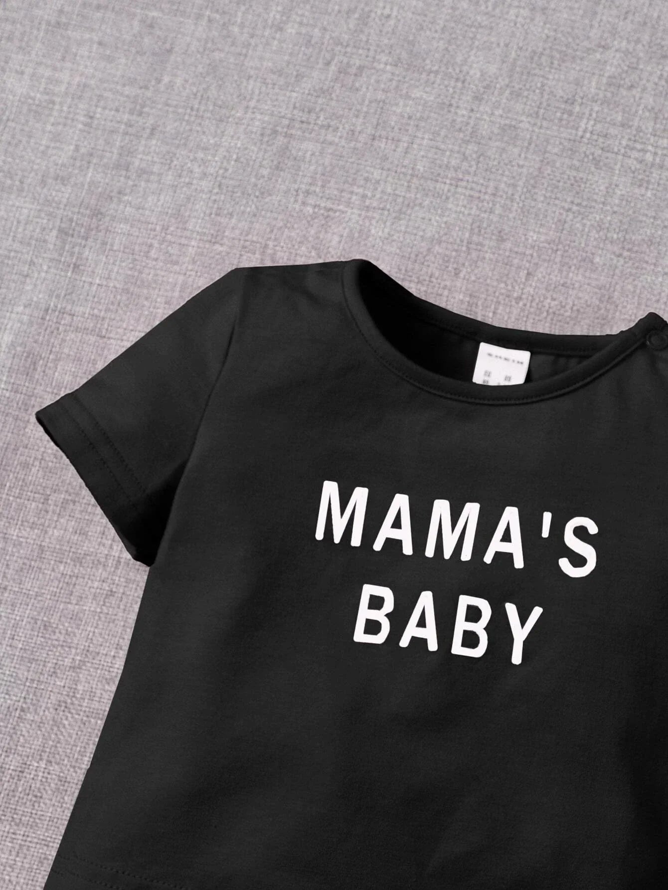 Buy SHEIN Baby Letter Graphic Tee & Shorts in Pakistan