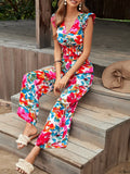Buy SHEIN Frenchy Floral Print Top & Wide Leg Pants in Pakistan