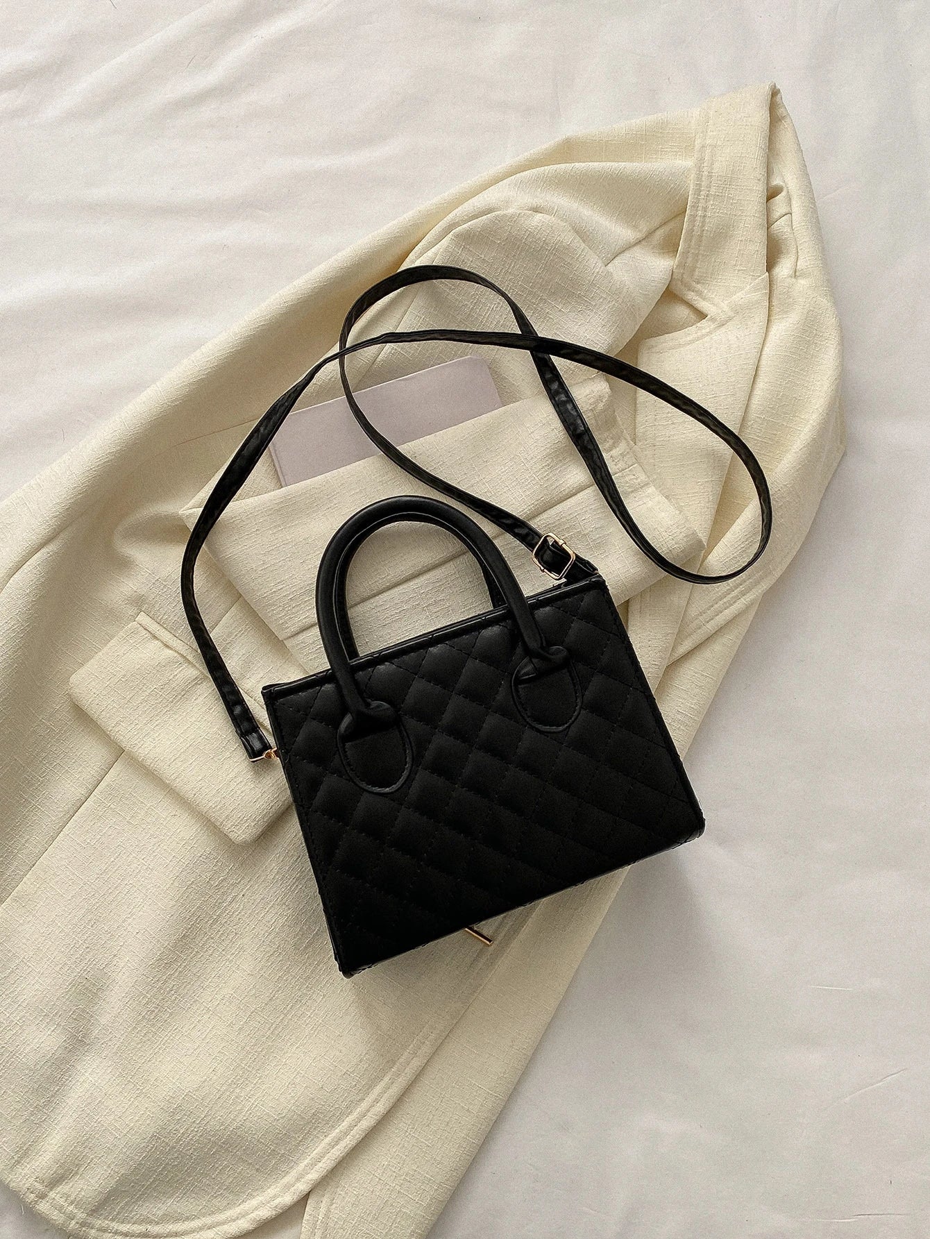 Buy Shein Mini Quilted Square Bag With Coin Purse in Pakistan