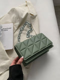 Buy SHEIN Mini Quilted Chain Strap Flap Square Bag in Pakistan