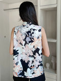 Buy Shein Dazy Floral Print Sleeveless Blouse in Pakistan