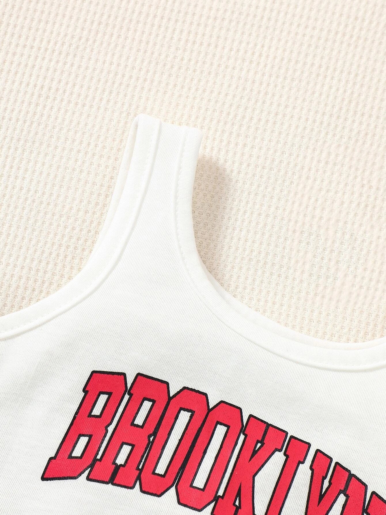 Buy SHEIN Baby Letter Graphic Tank Top & Sweatpants in Pakistan