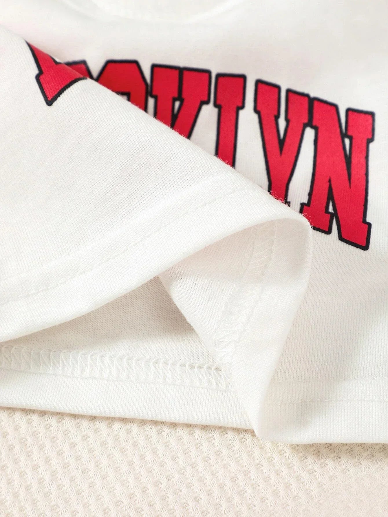 Buy SHEIN Baby Letter Graphic Tank Top & Sweatpants in Pakistan