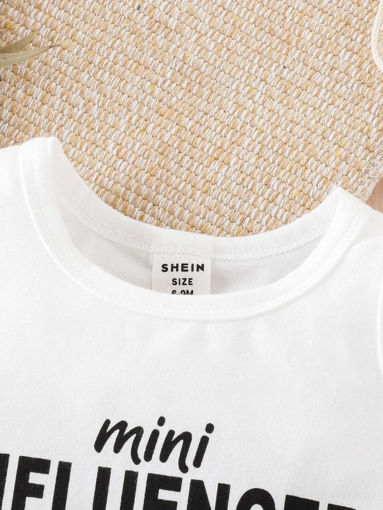 Buy SHEIN Baby Letter Graphic Tank Top & Flap Detail Pants in Pakistan