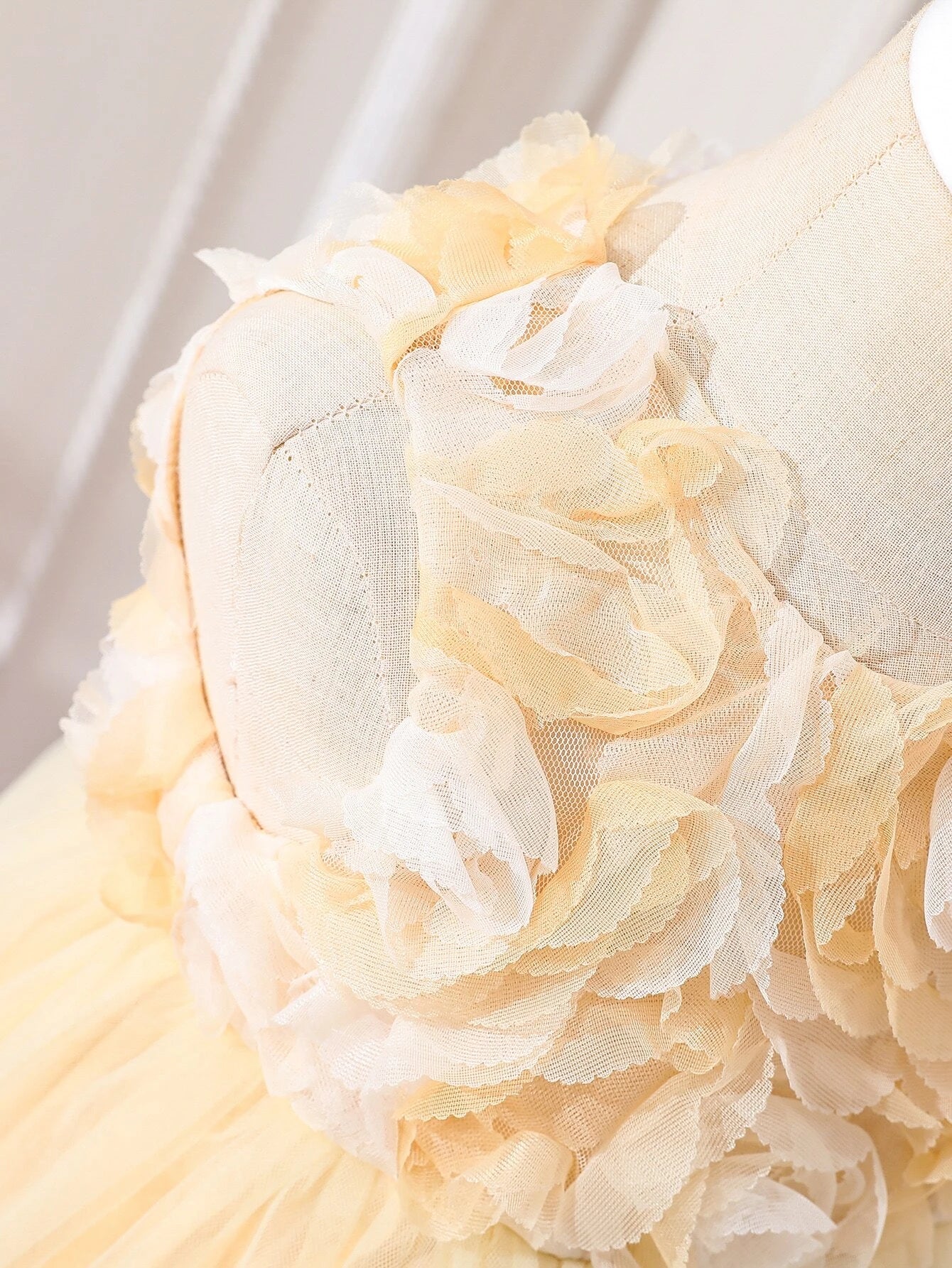 Buy SHEIN Baby Appliques Mesh Overlay Dress in Pakistan