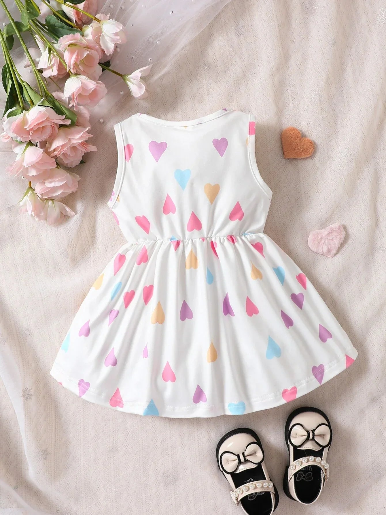 Buy SHEIN Baby Heart Print Dress in Pakistan