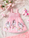 Buy SHEIN Baby Unicorn Print Cami Dress in Pakistan