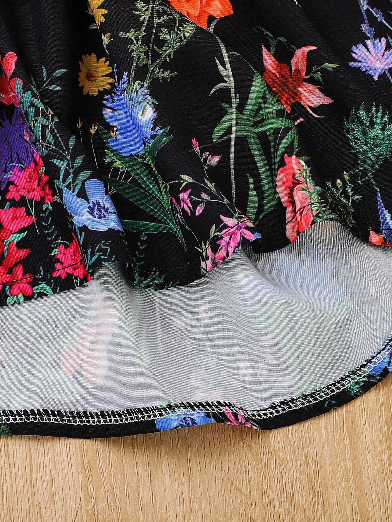 Buy SHEIN Baby Floral Print Cami Dress in Pakistan