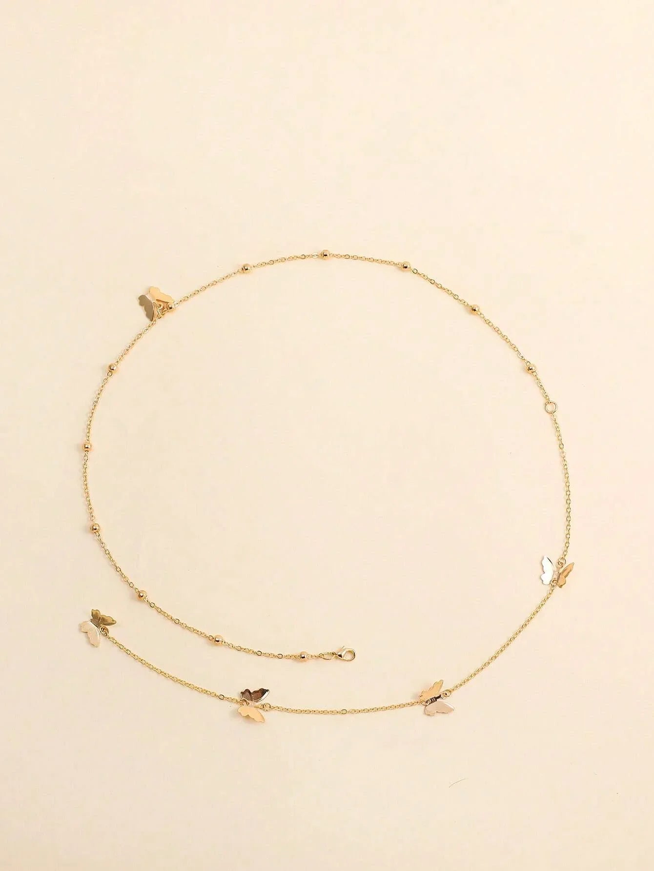Buy SHEIN 1pc Fashionable Butterfly Charm Back Necklace For Women For Daily Decoration in Pakistan