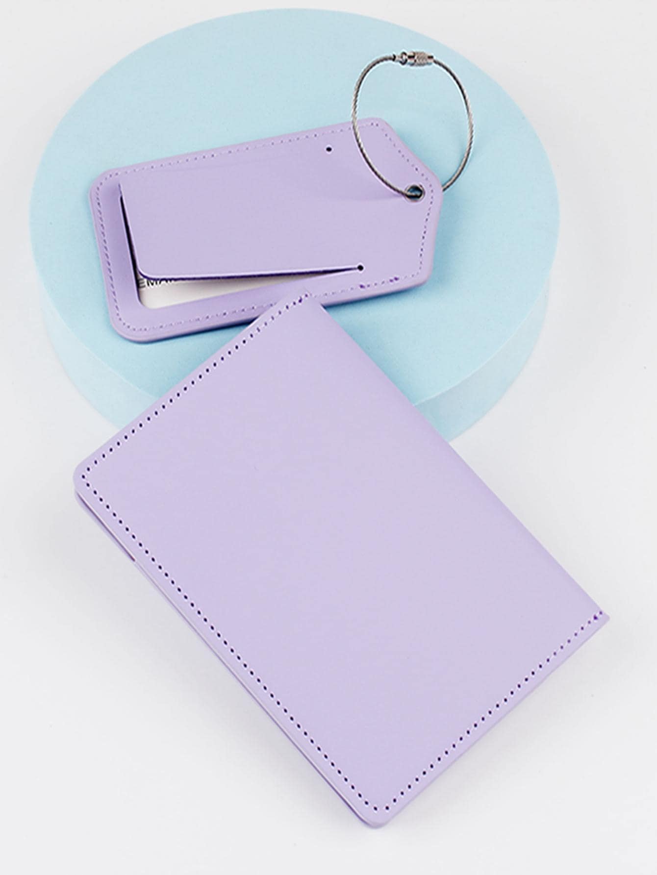 Buy SHEIN 2pcs Letter Graphic Passport Case & Luggage Tag in Pakistan