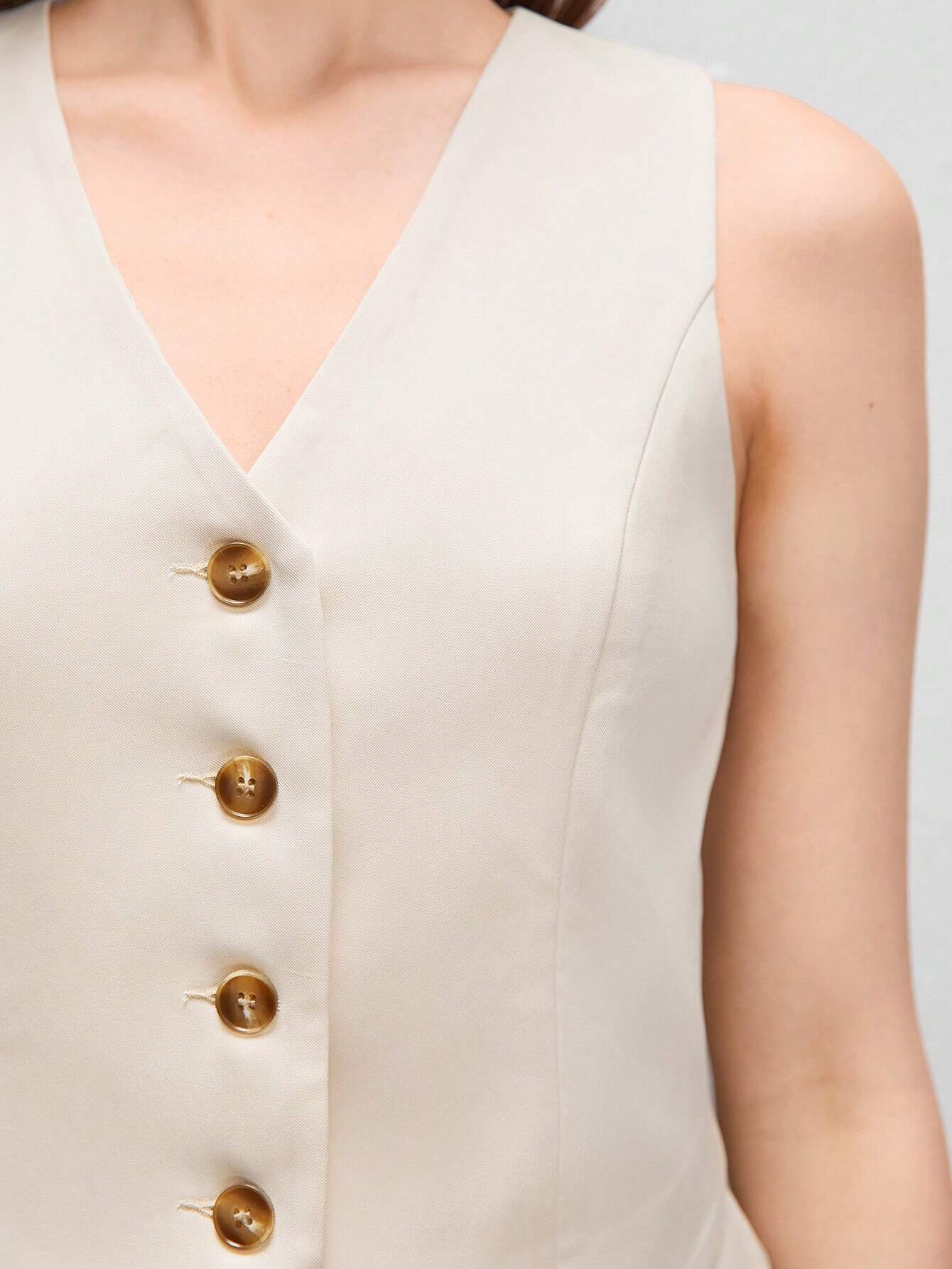 Buy SHEIN BIZwear Button Front Vest Blazer & Pants in Pakistan