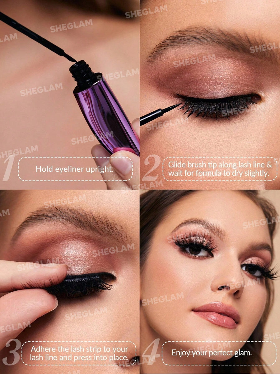 Buy Sheglam All Eyes On You Lash & Glue Liner Set - Black in Pakistan
