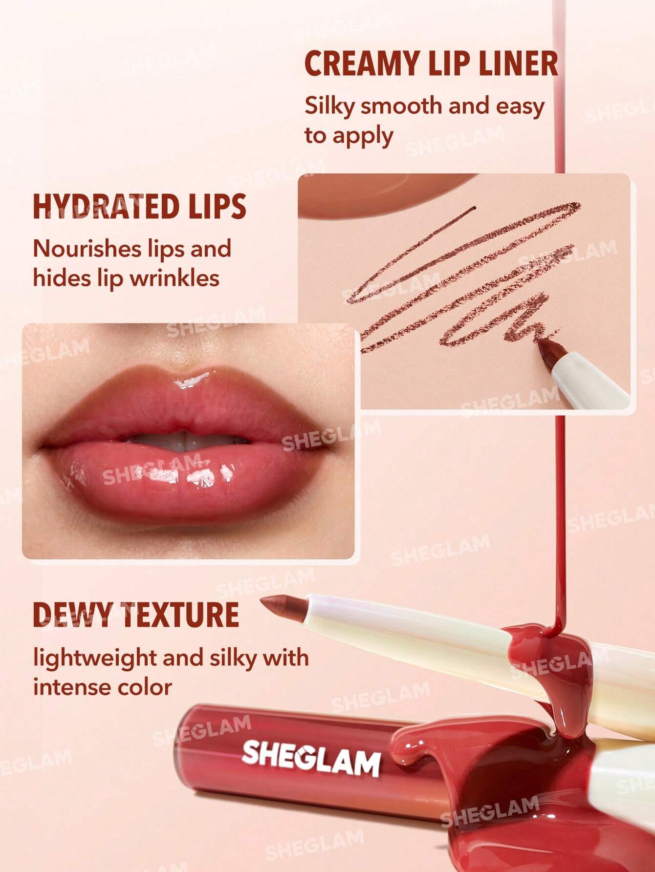Buy SHEGLAM Lip Rules Liner & Gloss Pen in Pakistan