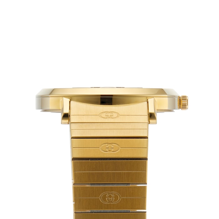 Buy Gucci Grip Gold Dial Gold Stainless Steel Strap Watch for Men - YA157409 in Pakistan