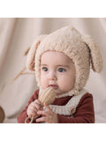 Buy SHEIN 1 Pc Cute Baby Plush Hat Autumn Winter Rabbit Ears infant Beanie Cap Cartoon Bunny Kids Boy Girl Warm Ear flap Hat in Pakistan