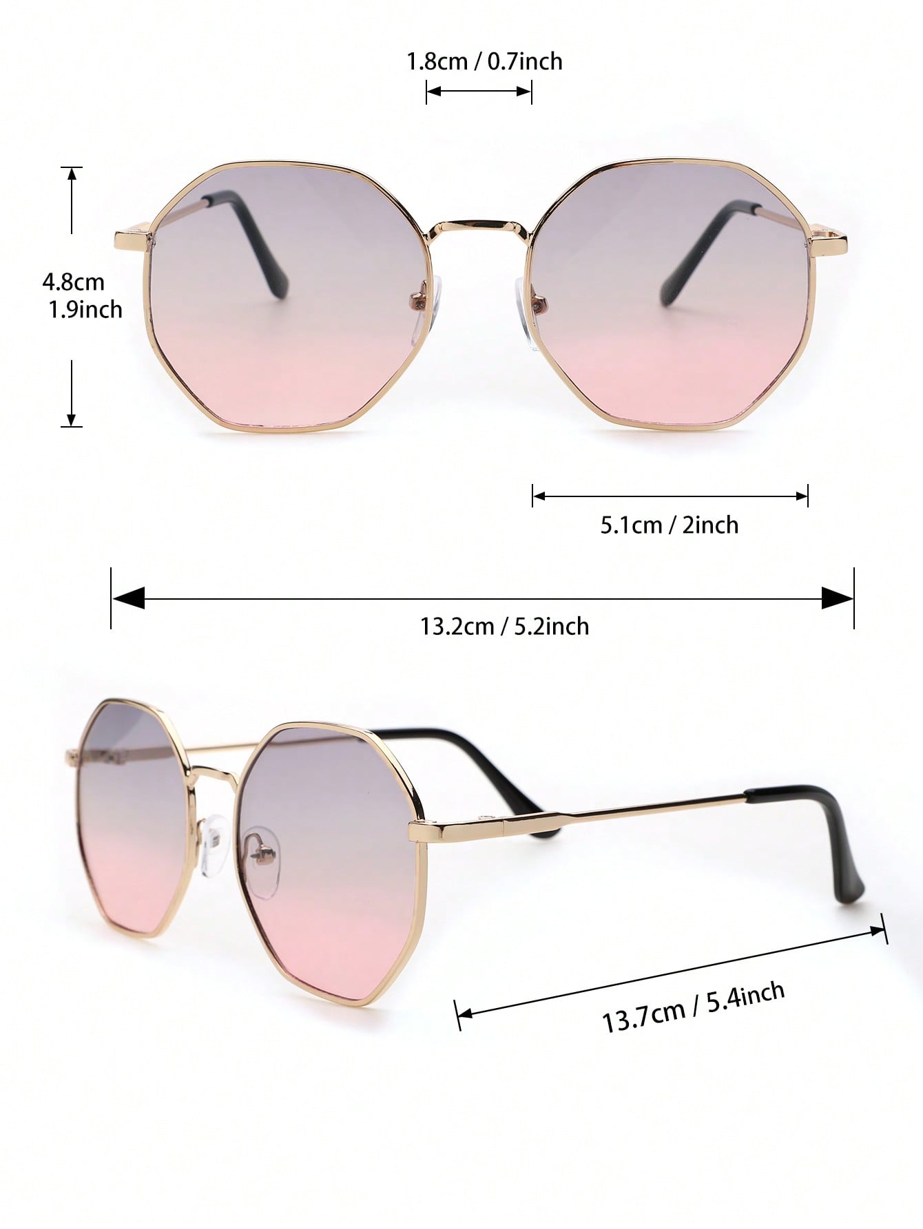 Buy SHEIN 1pair Women Geometric Frame Fashion Glasses For Daily Life in Pakistan