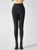 Buy SHEIN 1pc 280g Thickened Fleece Winter Warm Leggings, Perfect Match For Dresses, Sweaters, Etc. in Pakistan