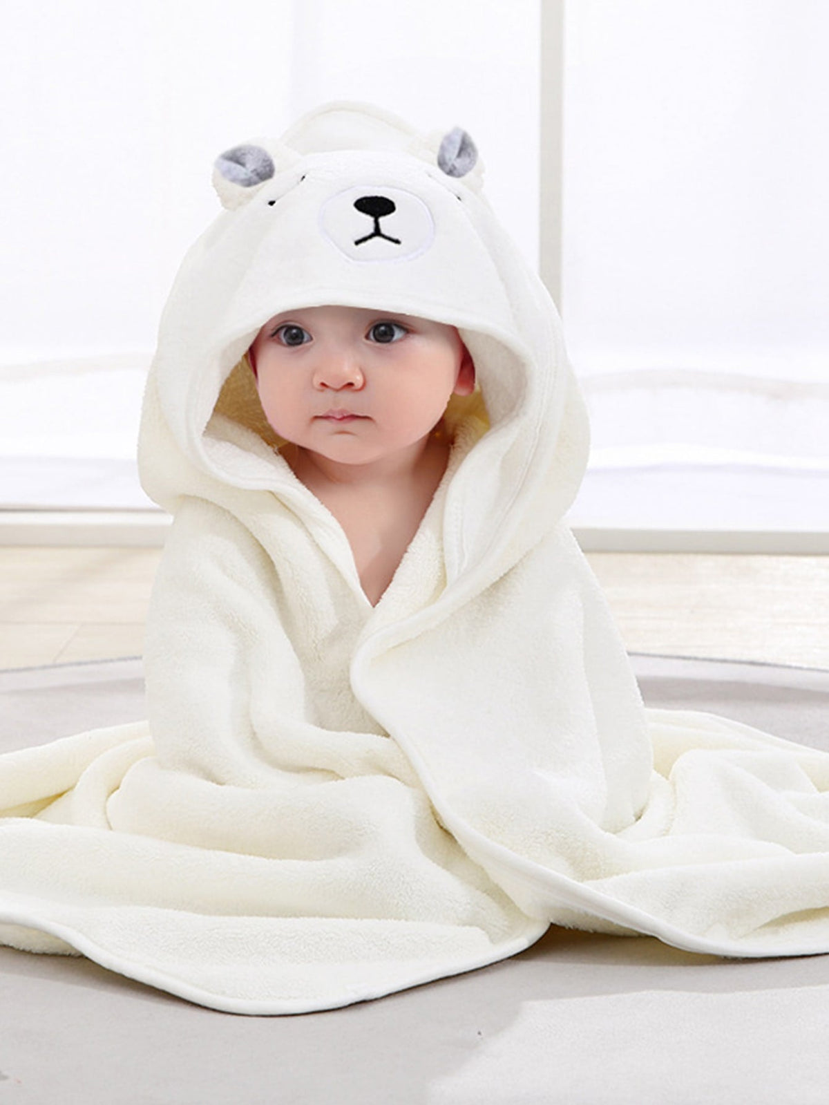 Buy SHEIN 1pc Beige Coral Fleece Baby Blanket Suitable For Daily Baby Swaddling in Pakistan