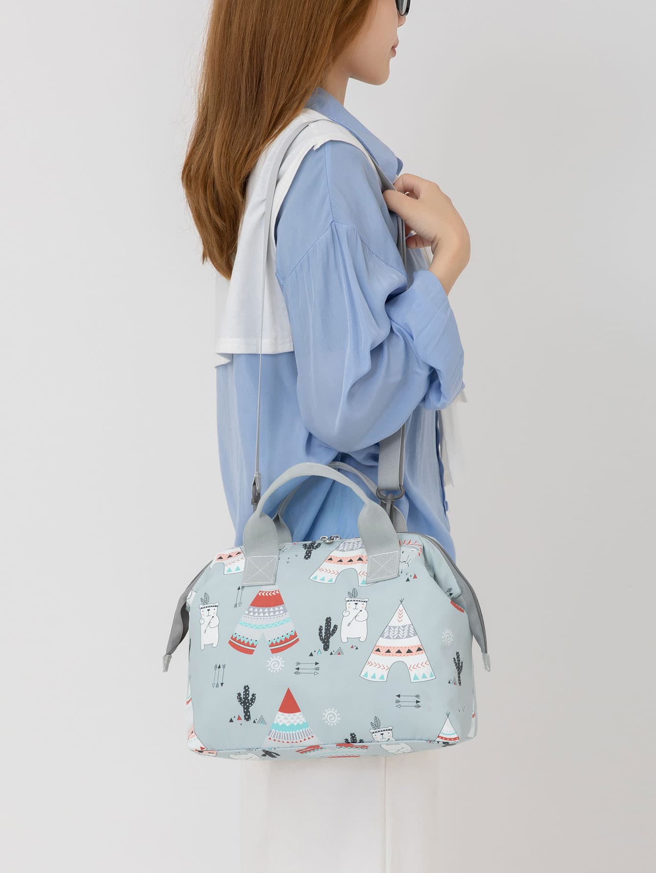 Buy SHEIN 1pc Cartoon Graphic Diaper Bag in Pakistan