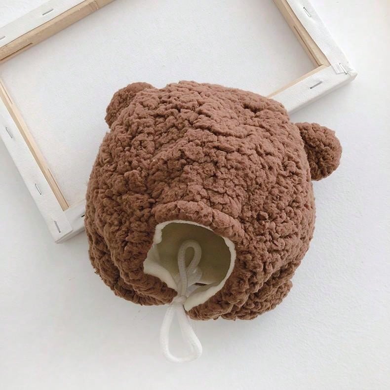 Buy SHEIN 1pc Cute Bear Shaped Toddler Baby Hat With Earflaps For Daily Winter Outing in Pakistan