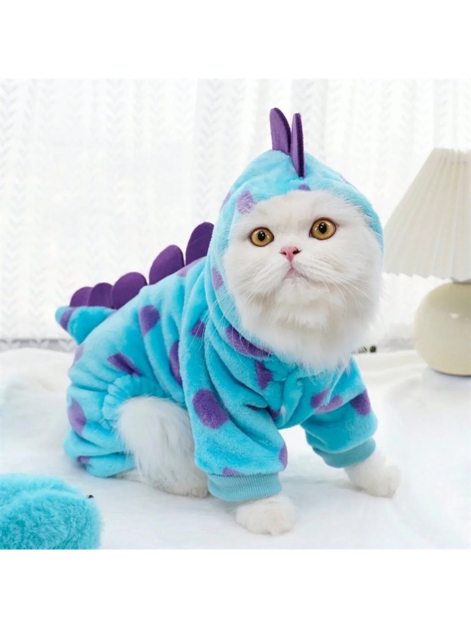 Buy SHEIN 1pc Flannel Pet Costume Thickened Four-legged Clothes For Small To Medium Sized Dogs And Cats in Pakistan