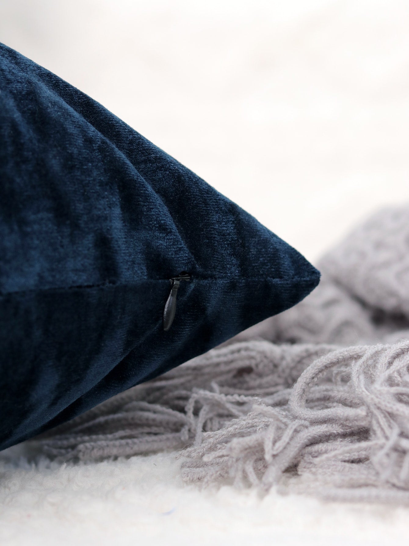 Buy SHEIN 1pc Fuzzy Cushion Cover Without Filler in Pakistan