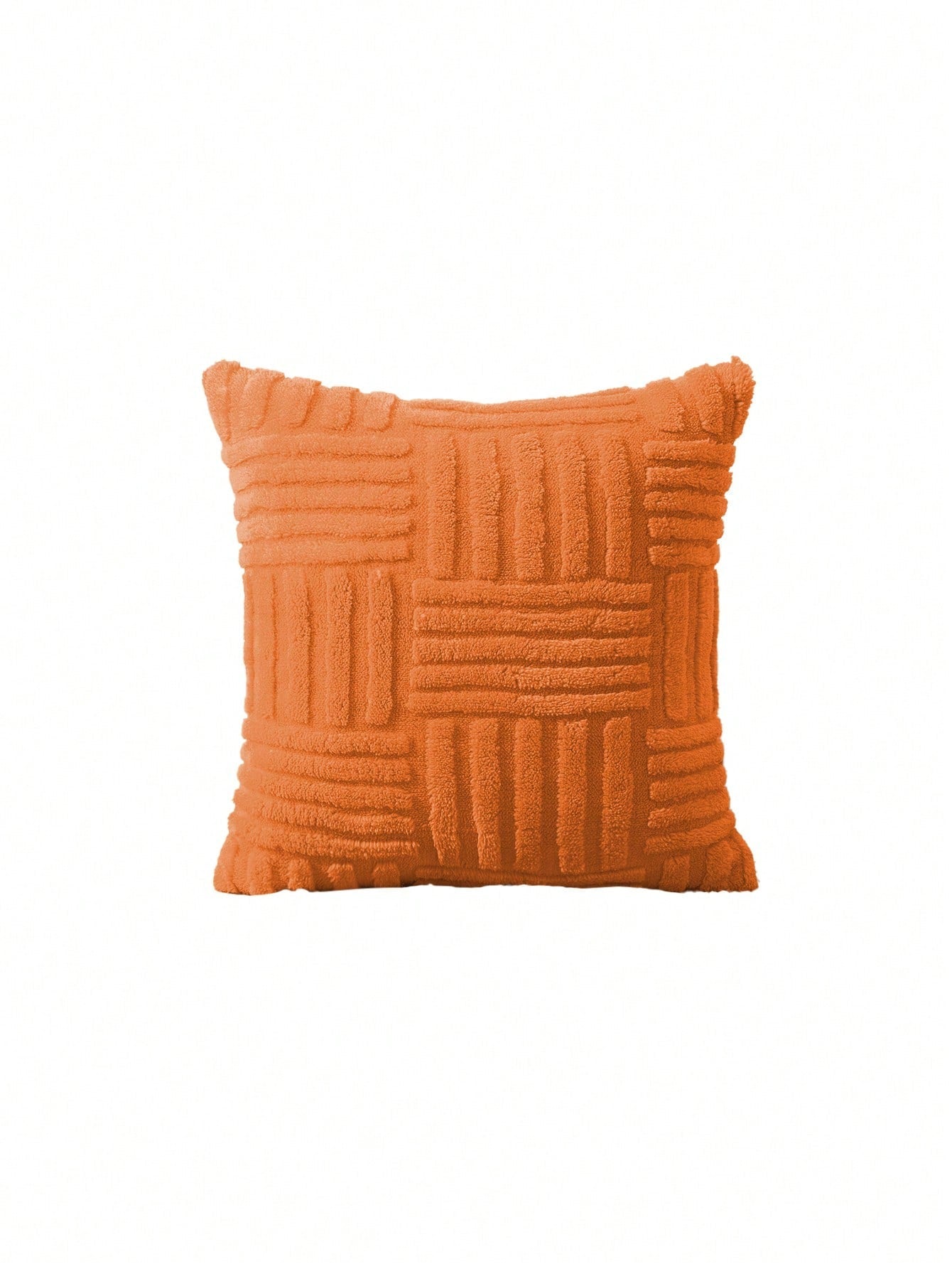 Buy SHEIN 1pc Geometric Tufted Cushion Cover Without Filler, Minimalist Fabric Decorative Throw Pillow Cover For Home in Pakistan