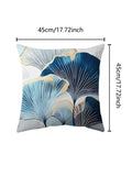 Buy SHEIN 1pc Ginkgo Biloba Pattern Cushion Cover Without Filler, Modern Fabric Soft Stretchy Throw Pillow Cover For Household in Pakistan