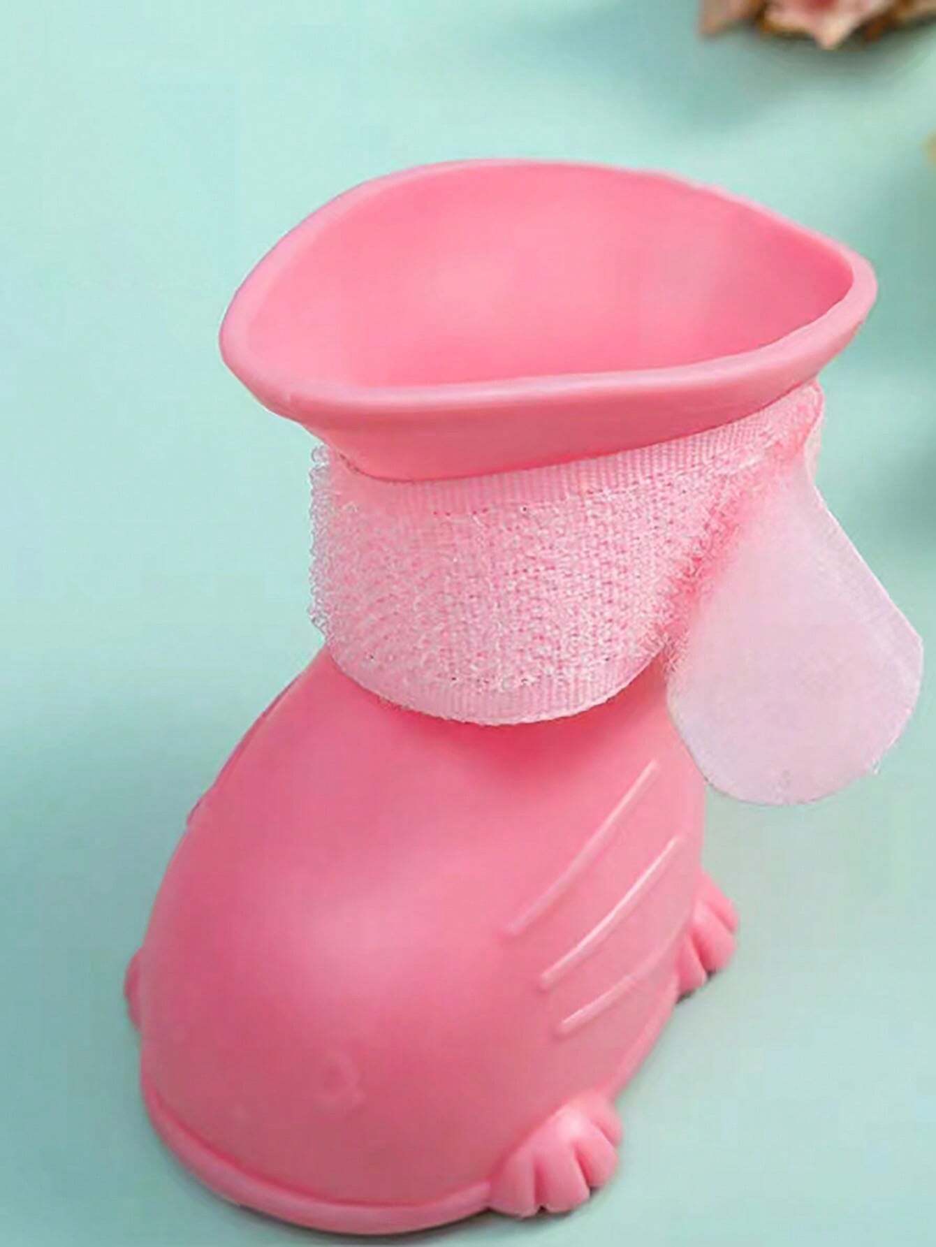 Buy SHEIN 1pc Pet Dog Rain Boots Spring Waterproof & Warm Shoes For Pet Paws, Slip-Resistant, Durable, Outdoors, Anti-Scratch For Nails And Cats in Pakistan