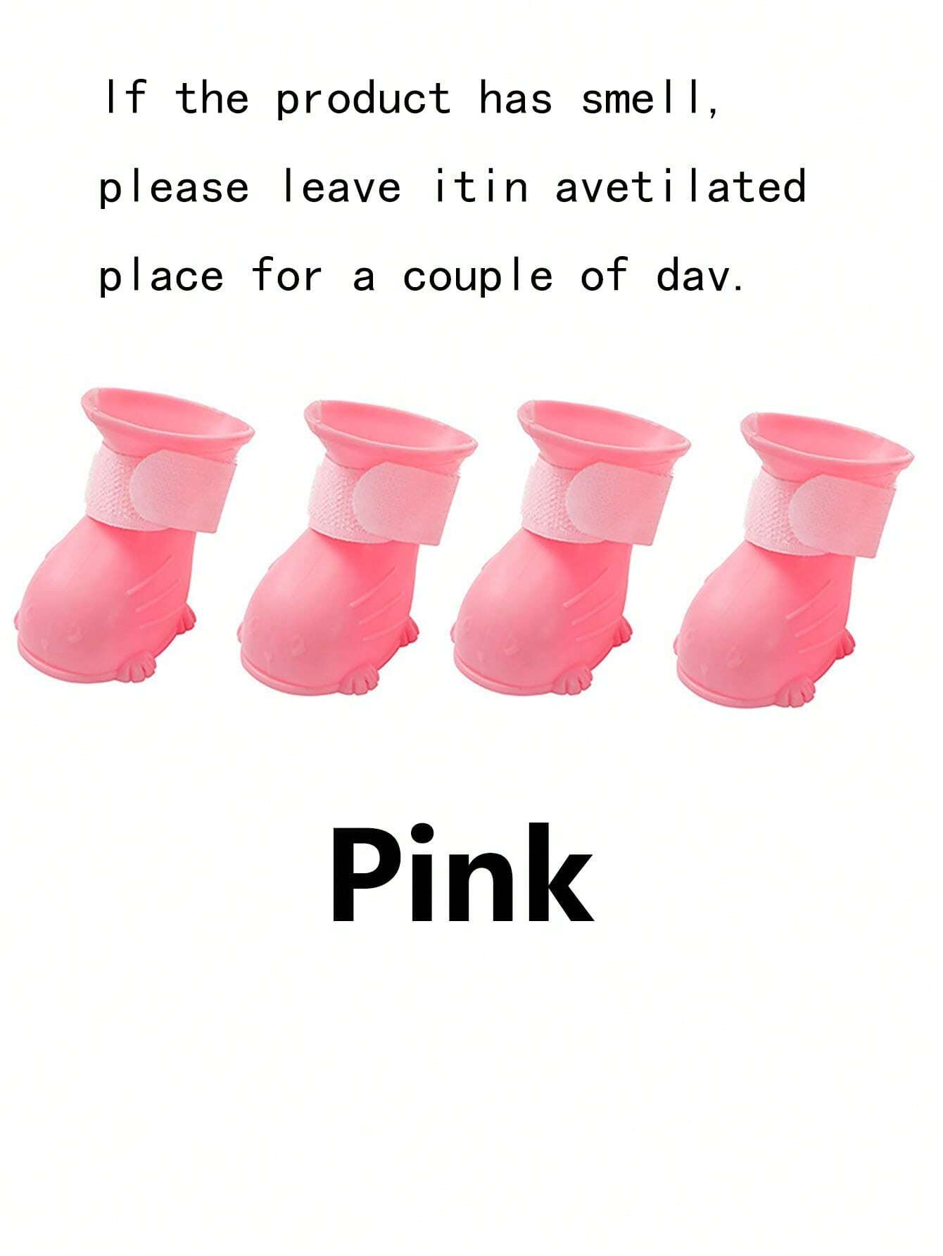 Buy SHEIN 1pc Pet Dog Rain Boots Spring Waterproof & Warm Shoes For Pet Paws, Slip-Resistant, Durable, Outdoors, Anti-Scratch For Nails And Cats in Pakistan