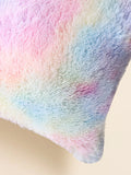 Buy SHEIN 1pc Tie Dye Plush Pillowcase, Modern Fabric Square Cushion Cover For Living Room, Home Decor in Pakistan