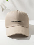 Buy SHEIN 1pc Letter Embroidered Baseball Cap trucker women hat in Pakistan