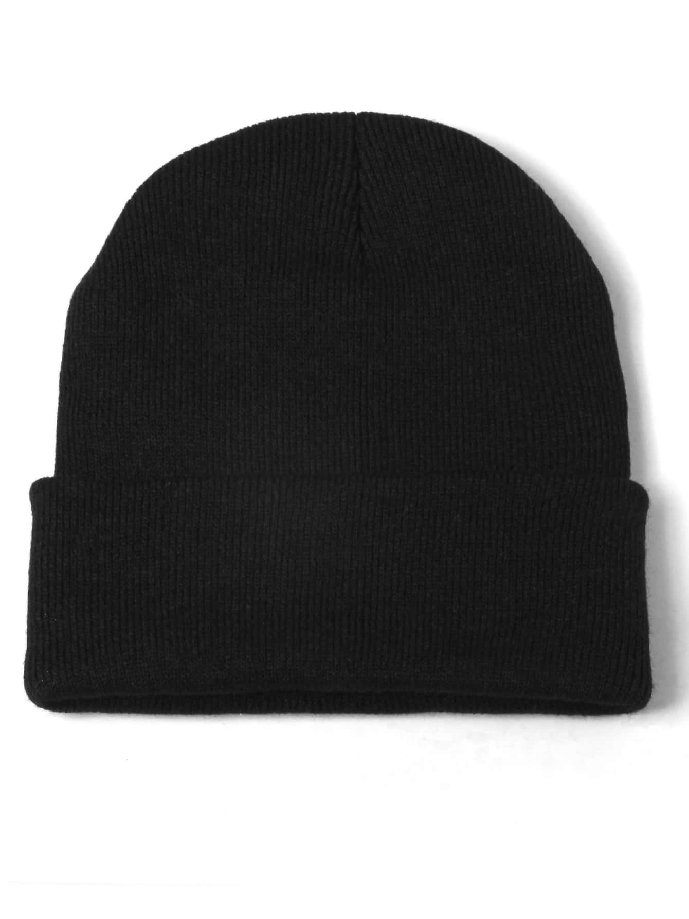 Buy SHEIN 1pc Women Letter Embroidered Beanie in Pakistan