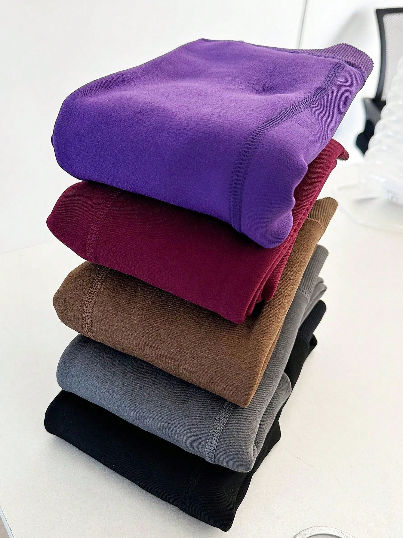 Buy SHEIN 1pc Women's Thickened Velvet Warm Tights, Autumn And Winter Black Trousers And Leggings in Pakistan