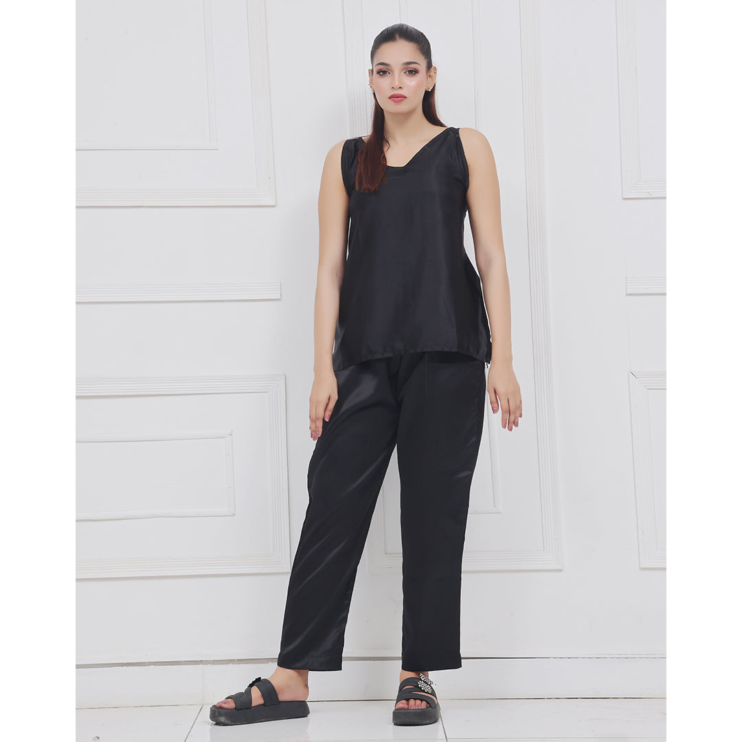 Buy Silk Sleeveless Pj Suit - Dream Silk in Pakistan