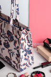 Buy Canvas Tote Bags Blue Leaf in Pakistan