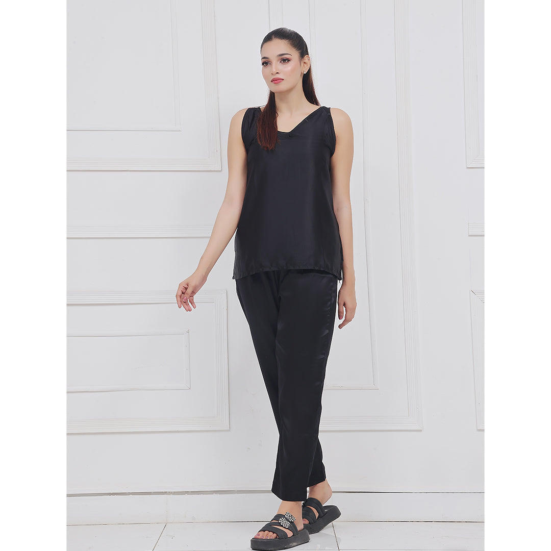 Buy Silk Sleeveless Pj Suit - Dream Silk in Pakistan