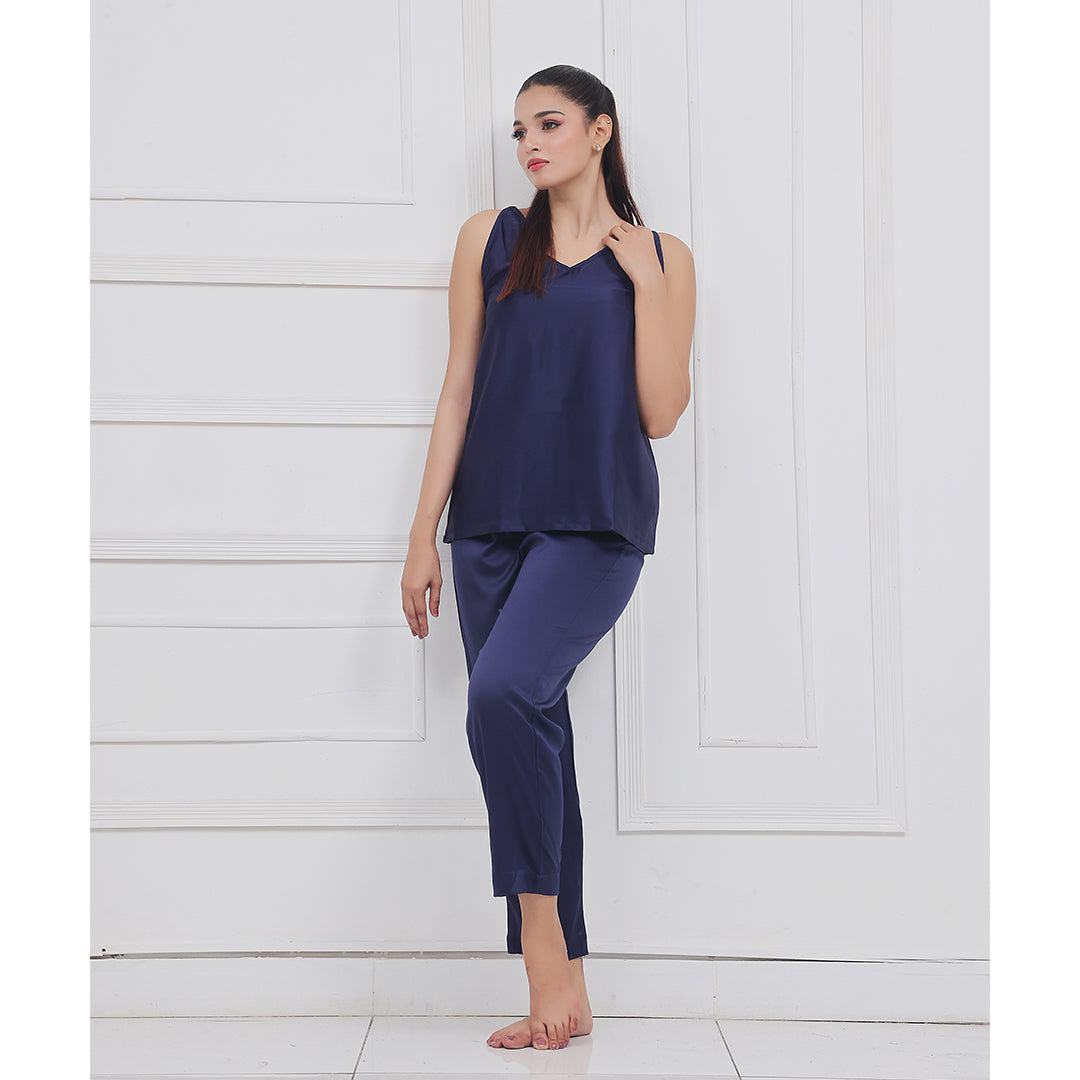 Buy Silk Sleeveless Pj Suit - Dream Silk in Pakistan
