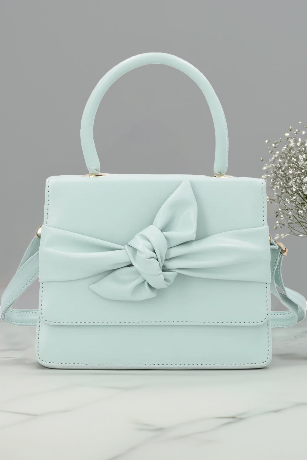 Buy The Handbag ElleKnot - Cyan in Pakistan