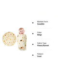 Buy SHEIN 285 GSM Soft Flannel Tortilla Baby Blanket - The Perfect Funny Gift For Baby Showers! Love Valentine in Pakistan