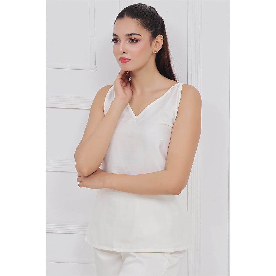 Buy Silk Sleeveless Pj Suit - Dream Silk in Pakistan