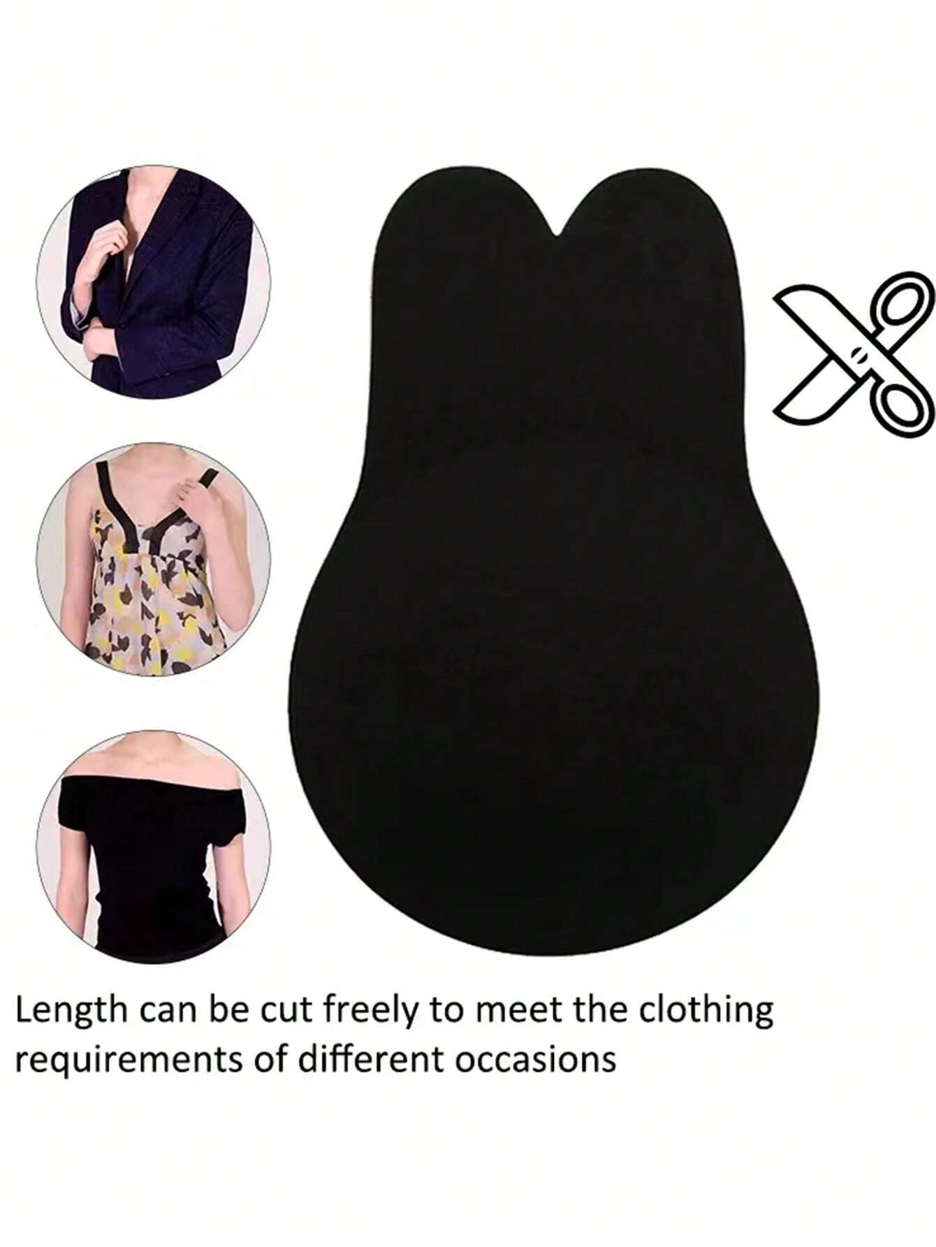 Buy SHEIN 2pcs Reusable Rabbit Ear Nipple Covers, Invisible Silicone in Pakistan