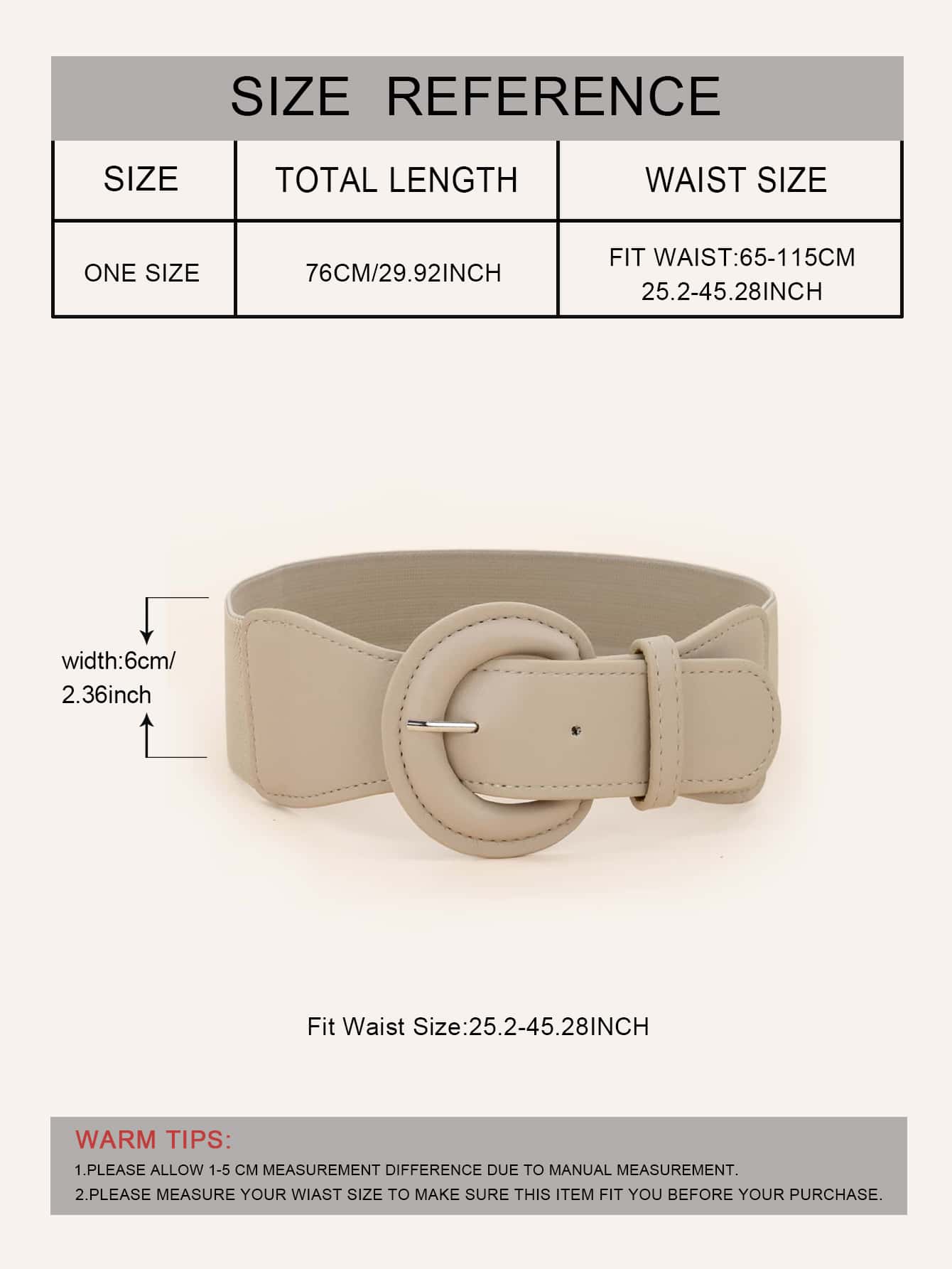 Buy SHEIN 2pcs Simple Wide Belt Set in Pakistan