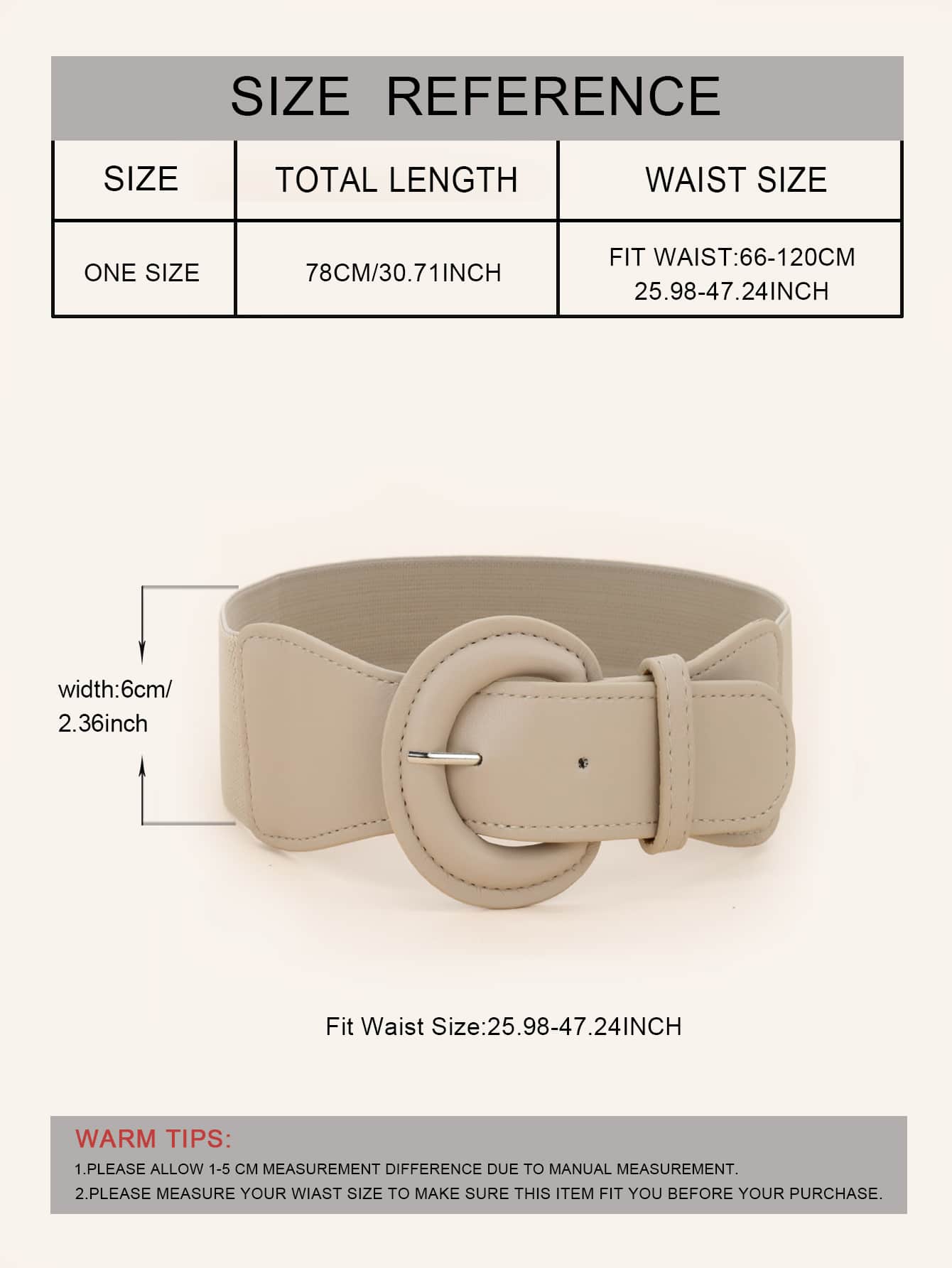 Buy SHEIN 2pcs Simple Wide Belt Set in Pakistan