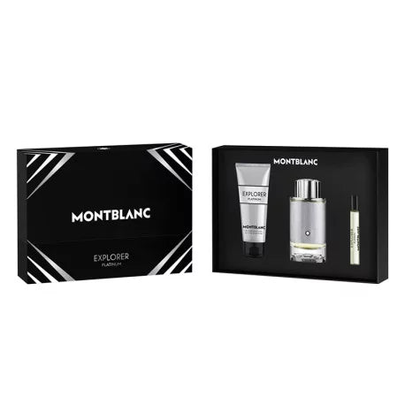 Buy Mont Blanc Explorer Platinum 3s Set (Edp 100ml+Edp 7.5ml+S/G 100ml) in Pakistan